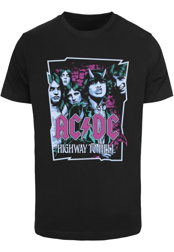 Tricou ACDC - Higway to Hell negru Merchcode