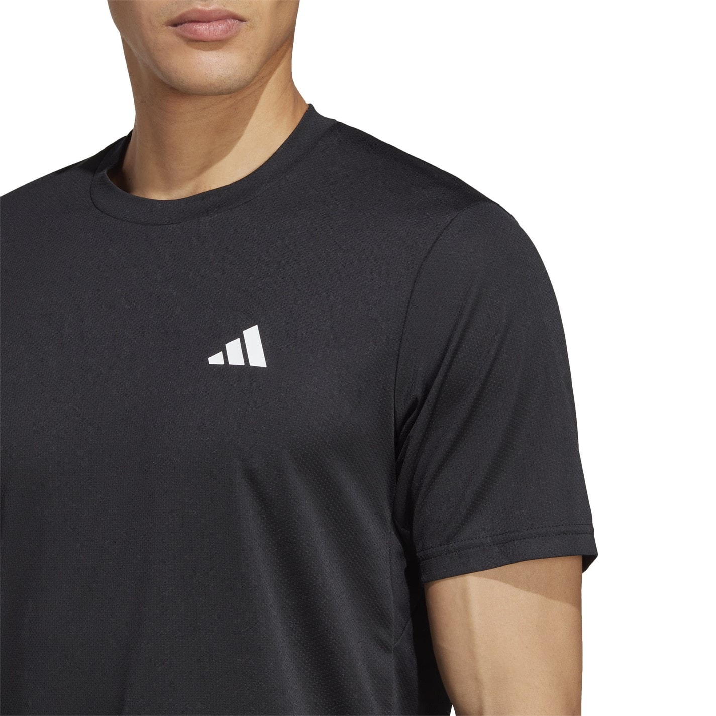 Tricou adidas antrenament Essentials Base pentru Barbati negru alb