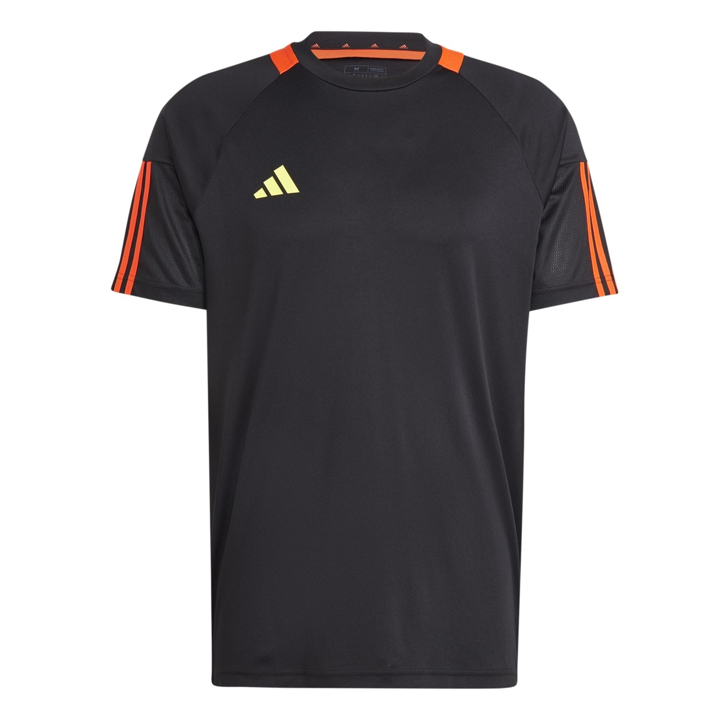 Tricou adidas clasic 3 cu dungi Sereno pentru Barbati negru rosu