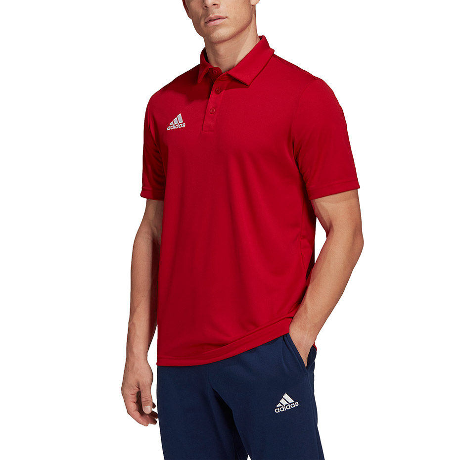 Tricou Adidas Entrada 22 Polo rosu H57489 pentru Barbati