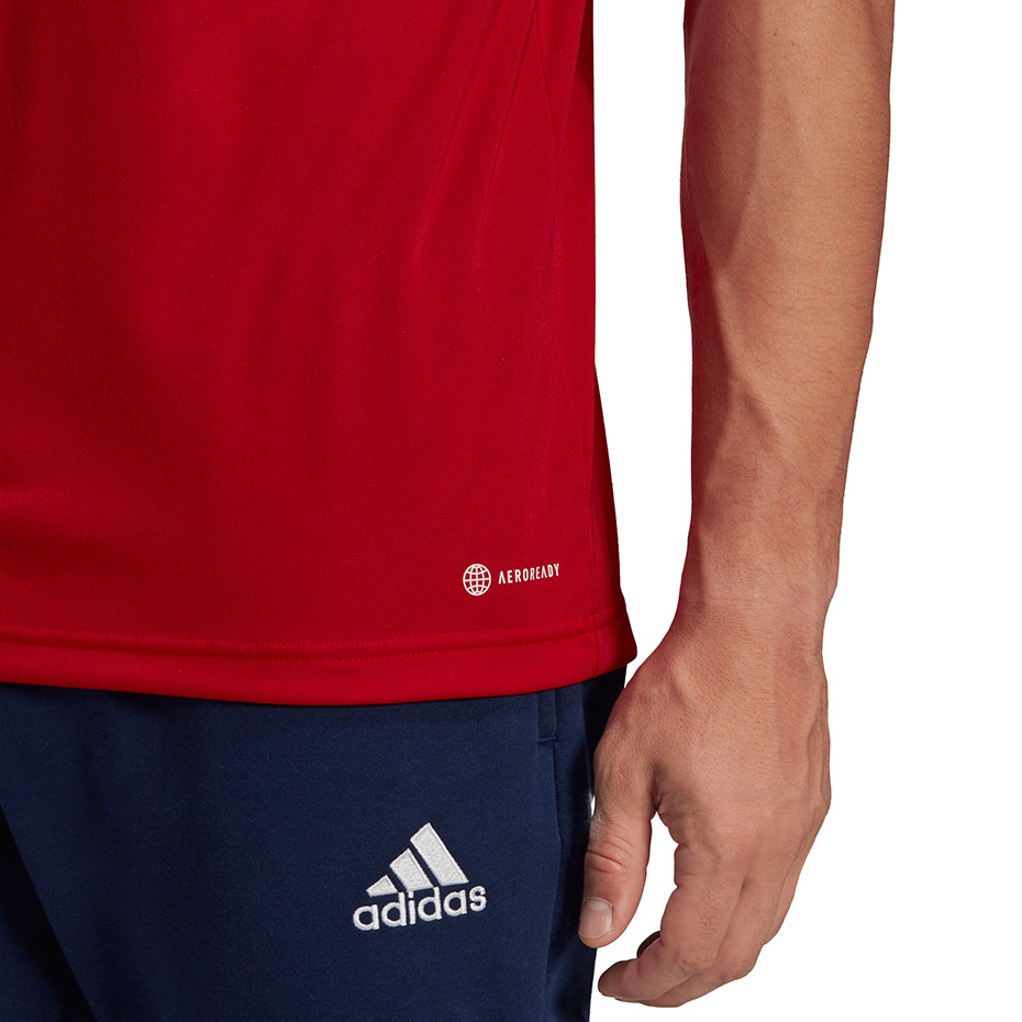 Tricou Adidas Entrada 22 Polo rosu H57489 pentru Barbati