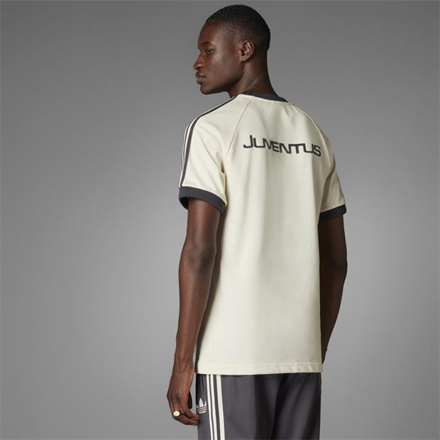 Tricou adidas Juventus Originals 3-cu dungi pentru adulti wonder alb