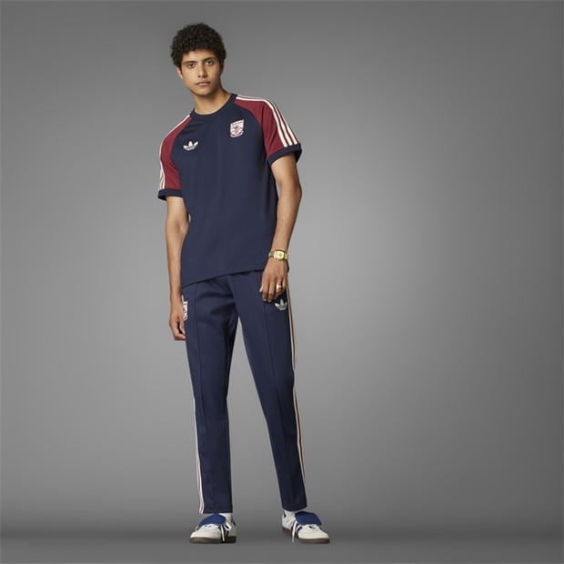 Tricou adidas Originals Arsenal Adicolor Classics 3-Stripes pentru adulti legend albastru