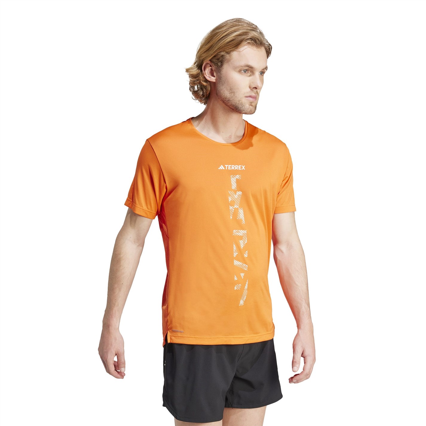 Tricou adidas Terrex Agravic Trail alergare impact portocaliu