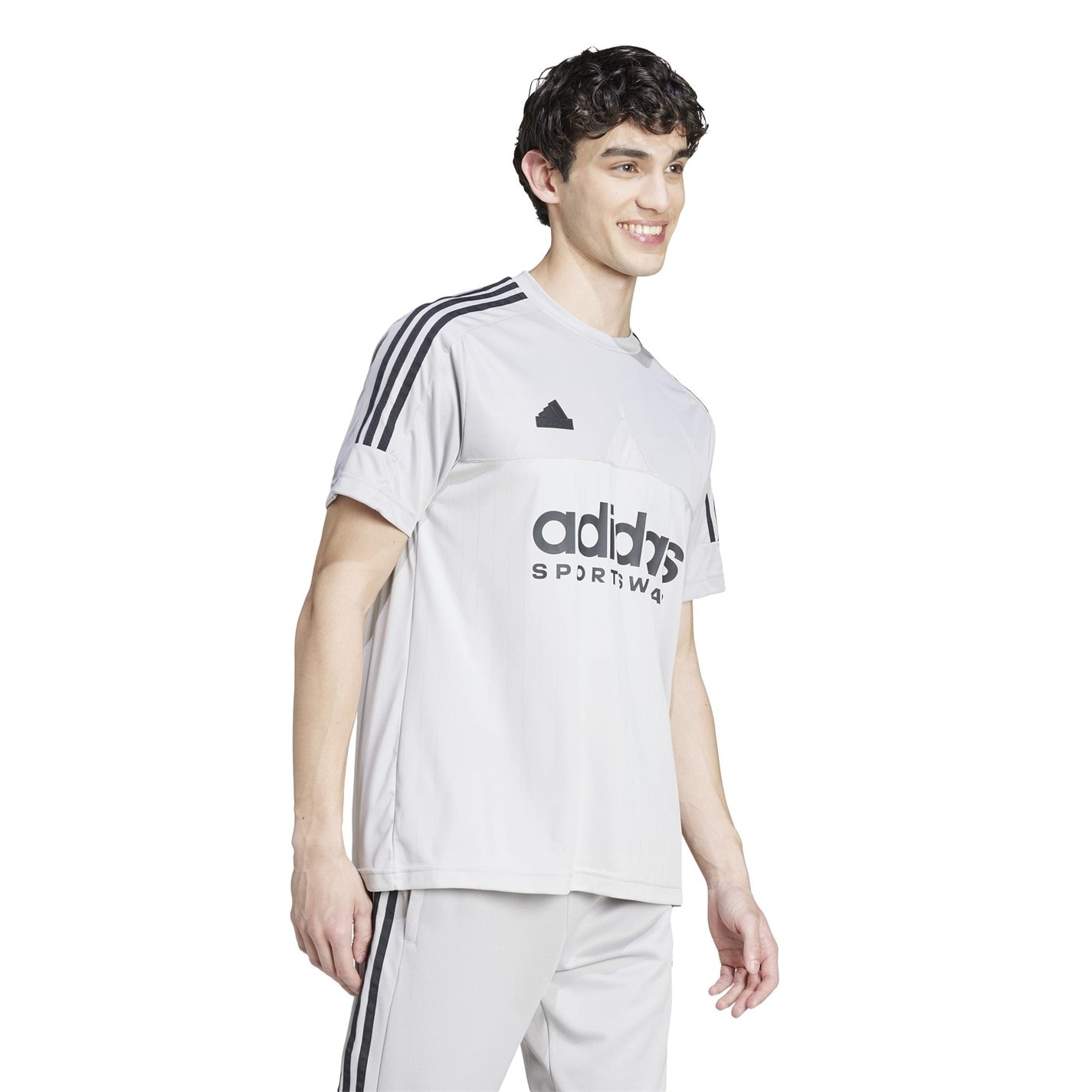 Tricou adidas Tiro pentru Barbati gri two negru