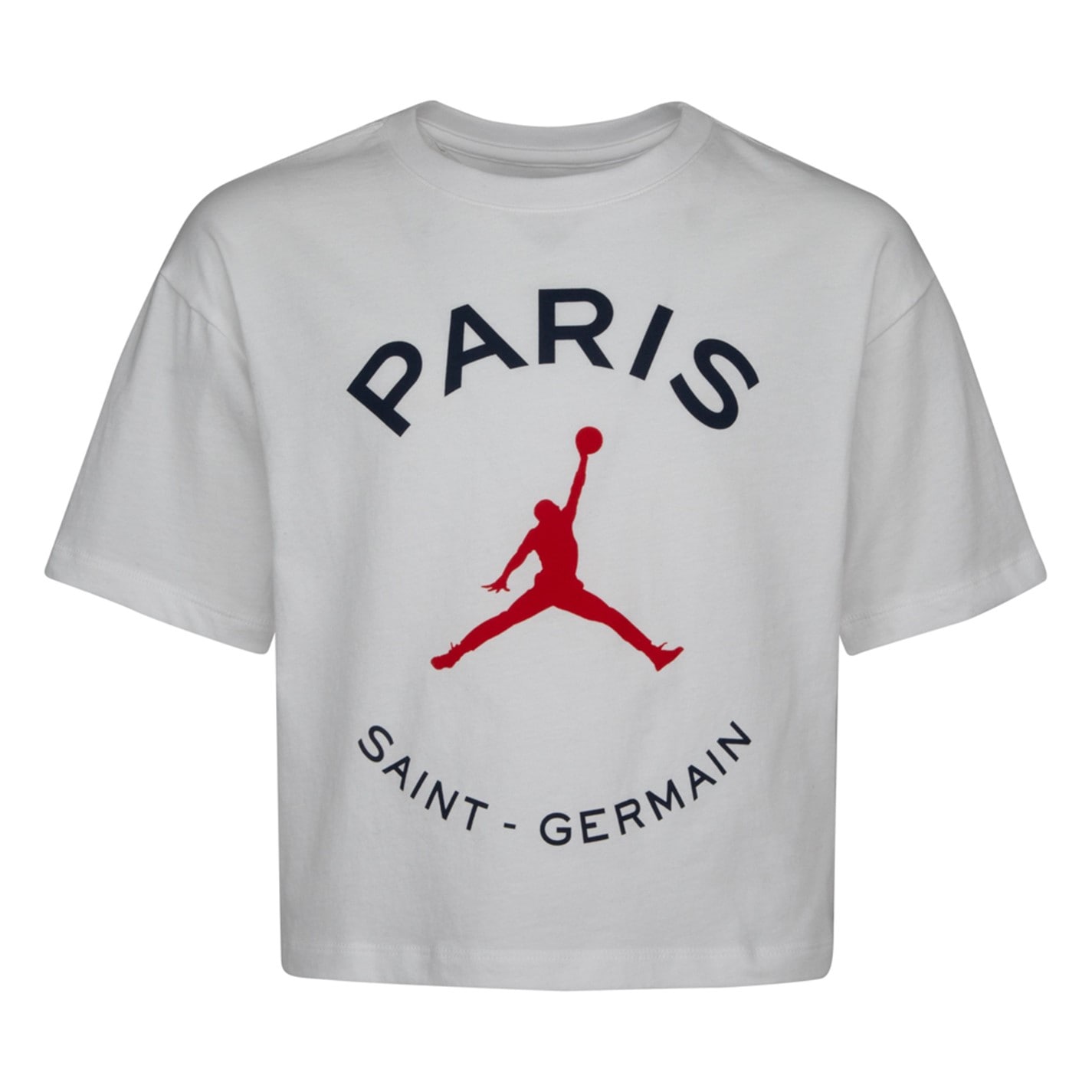 Tricou Air Jordan PSG Box pentru Copii alb