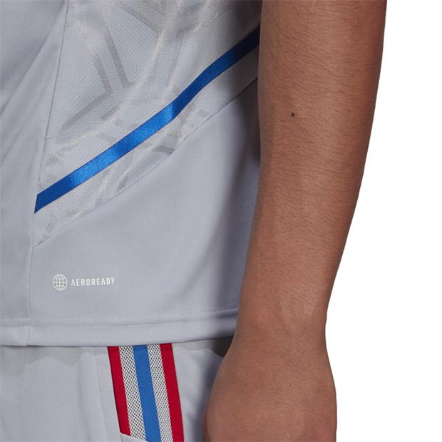 Tricou antrenement adidas Olympique Lyonnais Condivo 22 pentru Barbati halo argintiu