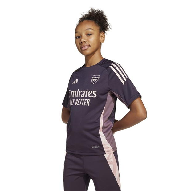 Tricou antrenement adidas Arsenal 2024 2025 Juniors aurora negru