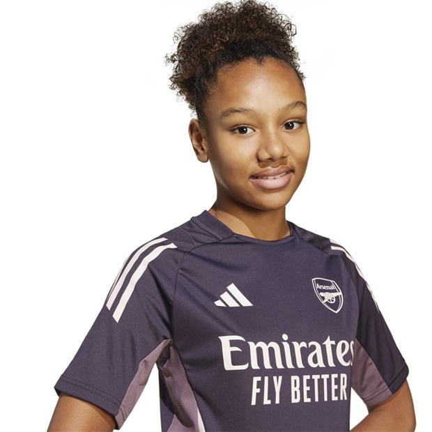 Tricou antrenement adidas Arsenal 2024 2025 Juniors aurora negru