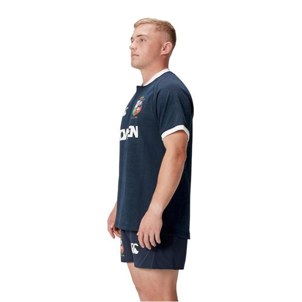 Tricou antrenement Canterbury British and Irish Lions 2024 pentru adulti inchis albastru