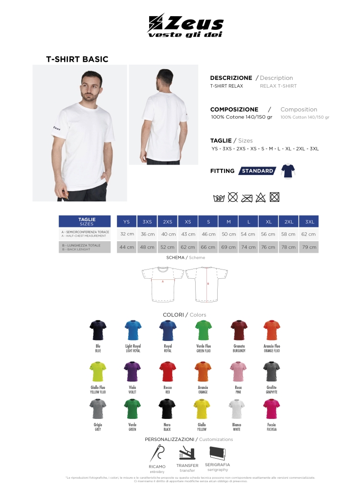 Tricou BASIC SS Zeus gri