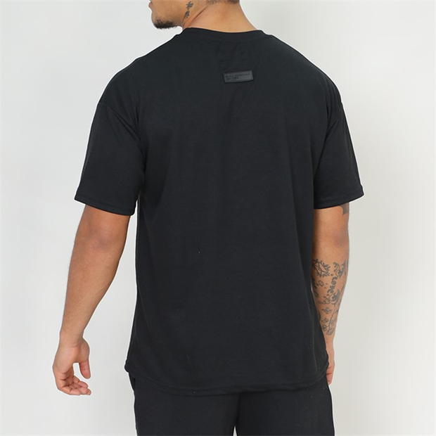 Tricou Blank Essentials Silicone Patch Core negru