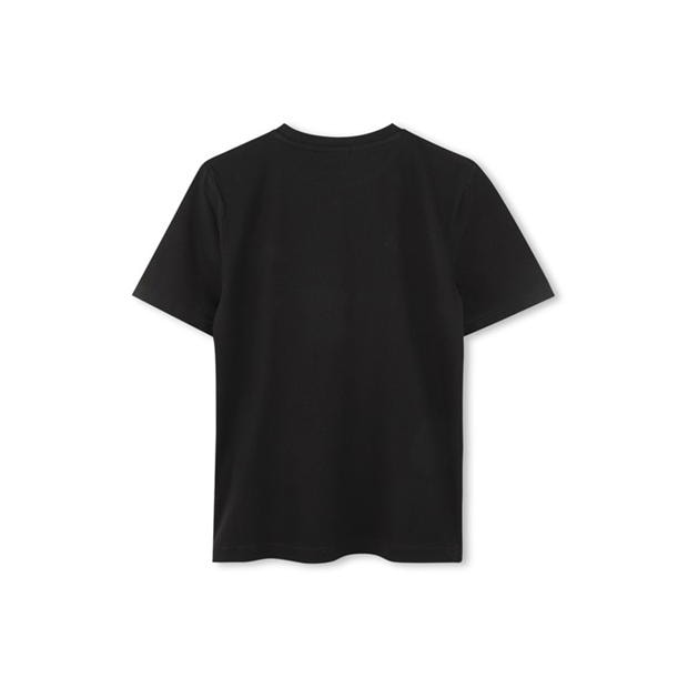 Tricou Boss cu imprimeu mare pentru Bebelusi negru 09b