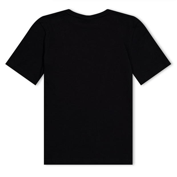 Tricou Boss cu imprimeu mare pentru Bebelusi negru 09b