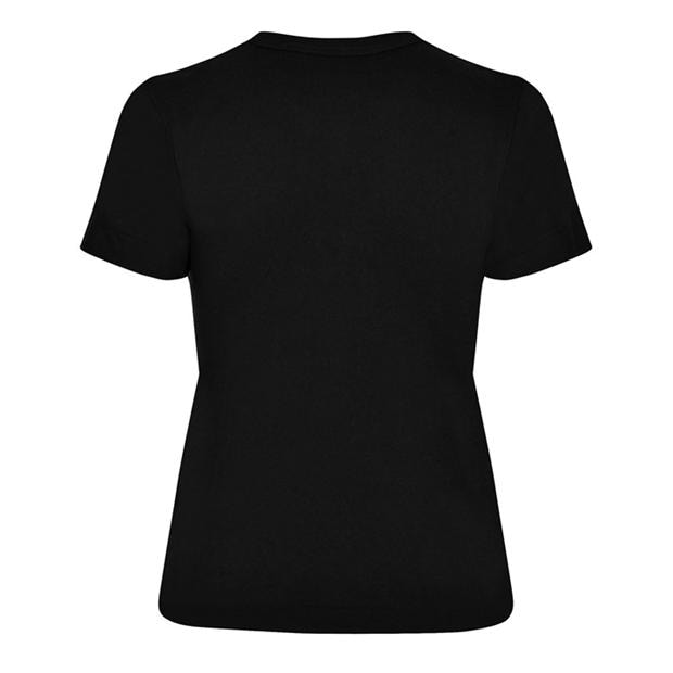 Tricou COMME DES GARCONS PLAY alb Heart negru