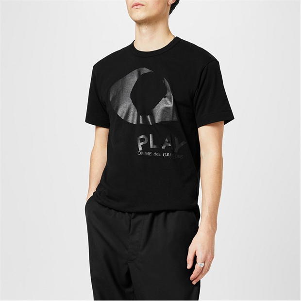 Tricou COMME DES GARCONS PLAY Big Heart negru