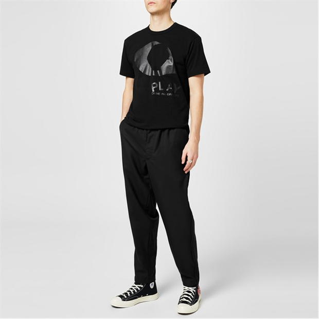 Tricou COMME DES GARCONS PLAY Big Heart negru