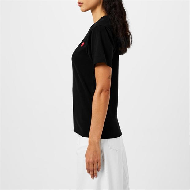 Tricou COMME DES GARCONS PLAY Horizontal Heart negru