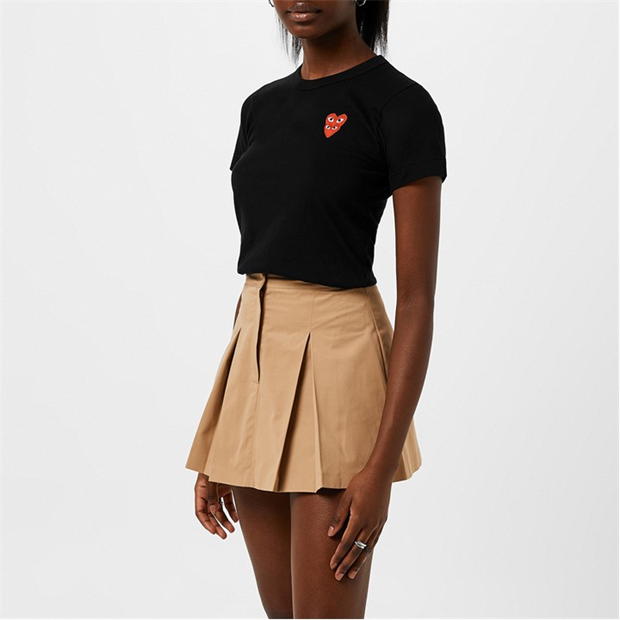 Tricou COMME DES GARCONS PLAY Logo Heart negru