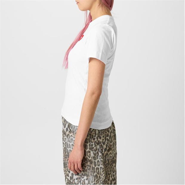 Tricou COMME DES GARCONS PLAY Pixel Heart alb