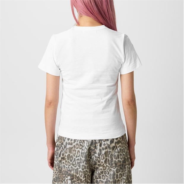 Tricou COMME DES GARCONS PLAY Pixel Heart alb