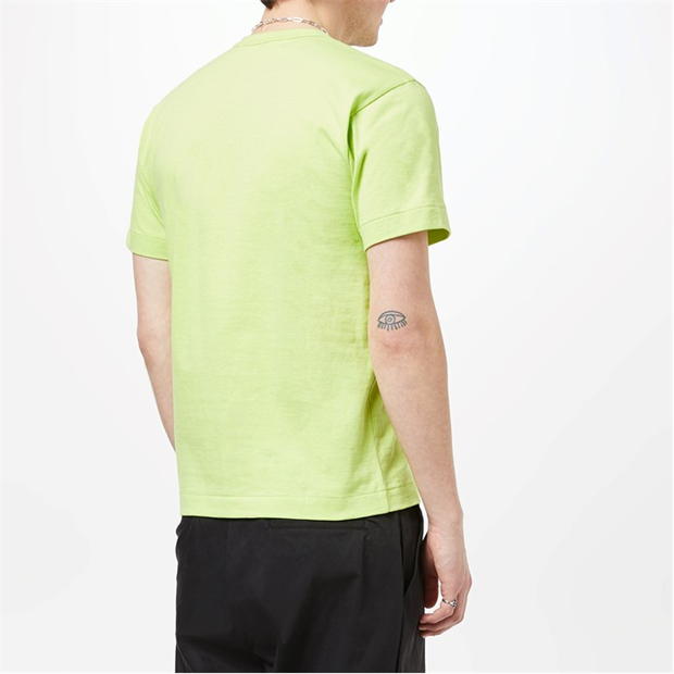 Tricou COMME DES GARCONS PLAY Spot Heart verde