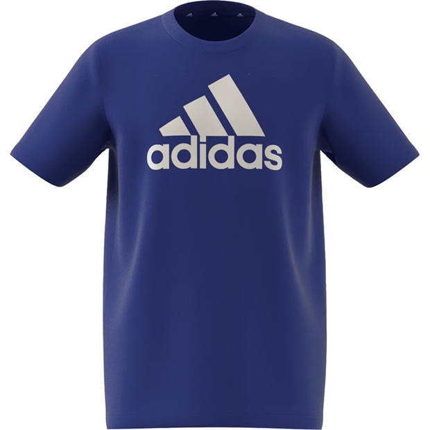 Tricou cu imprimeu adidas pentru copii lucid albastru