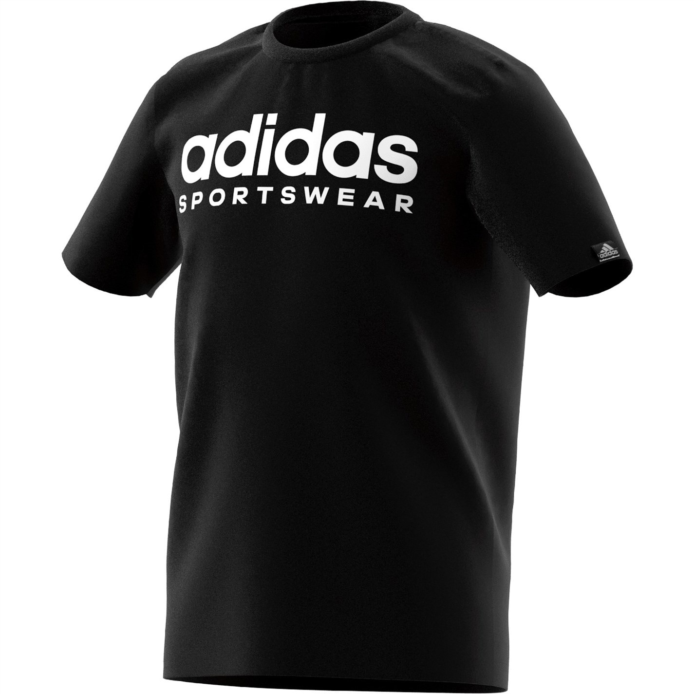 Tricou cu imprimeu adidas pentru copii negru gri