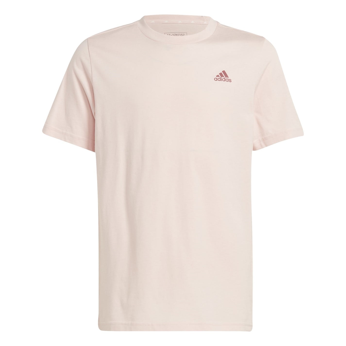 Tricou cu imprimeu adidas pentru copii roz rosu inchis