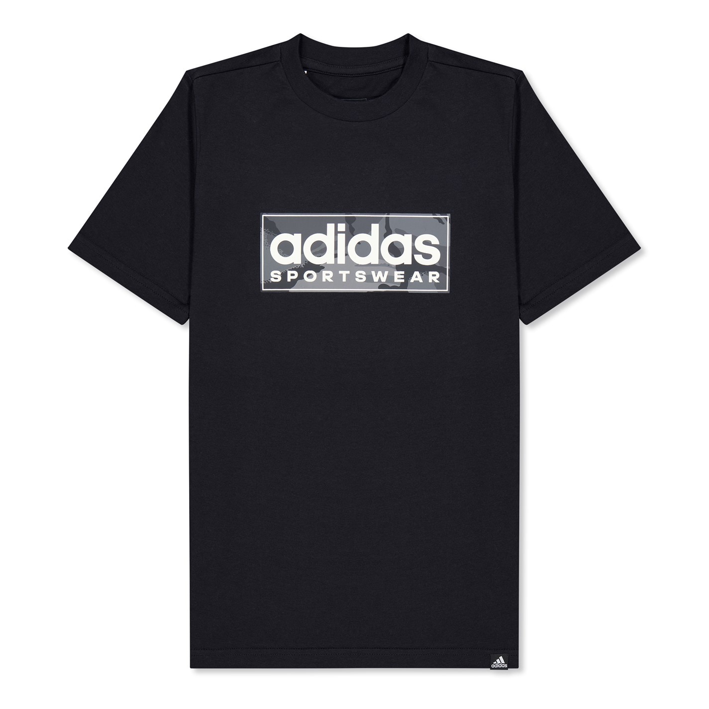 Tricou cu imprimeu adidas pentru copii ssnl gri