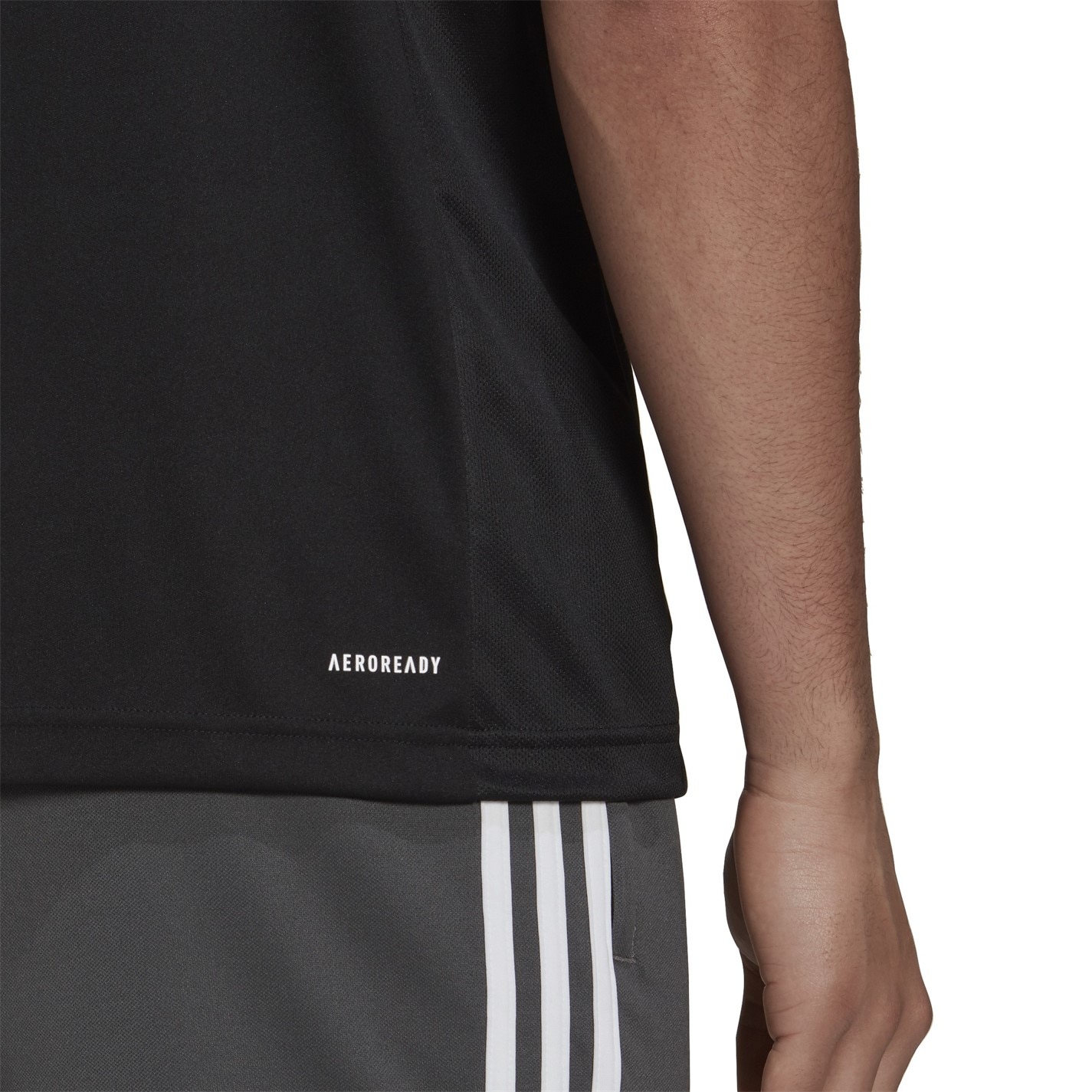 Tricou cu imprimeu adidas Sereno pentru Barbati negru alb