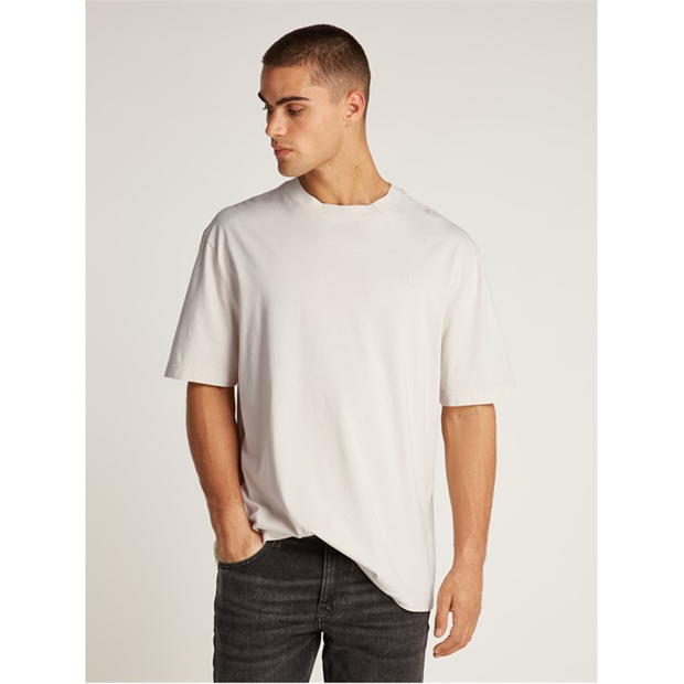 Tricou cu imprimeu Calvin Klein Jeans WASHED PUFF bej