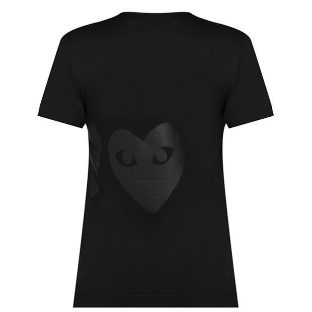 Tricou cu imprimeu COMME DES GARCONS PLAY All negru