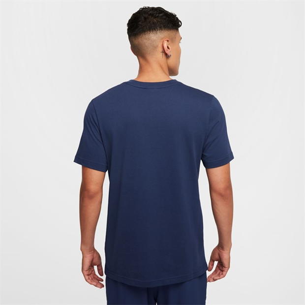 Tricou cu imprimeu Nike NSW SW AIR bleumarin galben