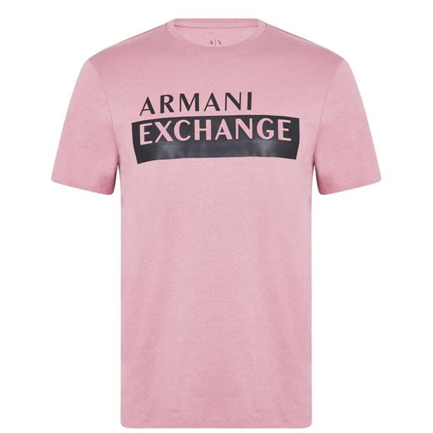 Tricou cu logo Armani Exchange -Shirt mov