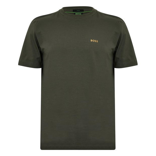 Tricou cu logo Boss Crew -Shirt verde