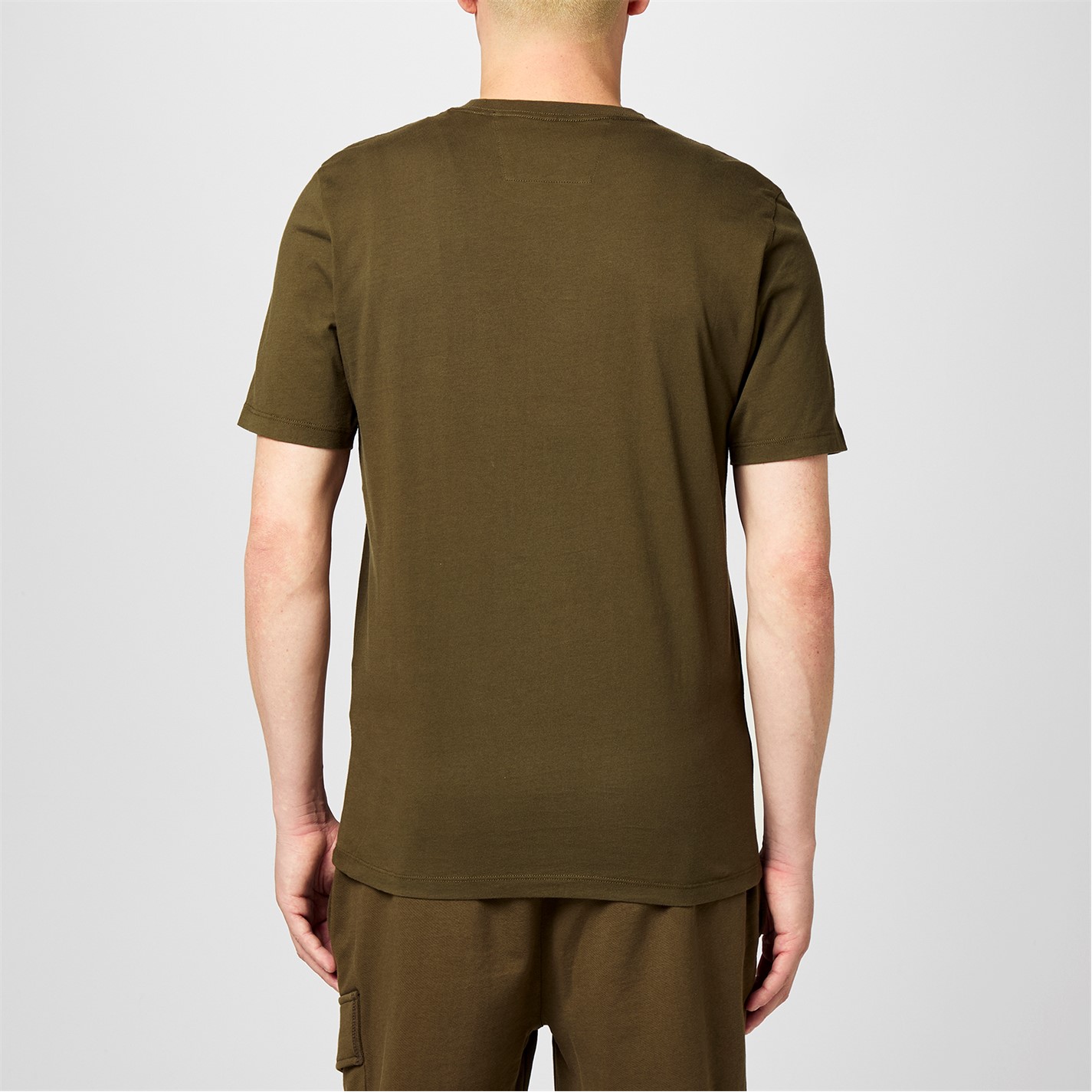 Tricou cu logo CP COMPANY Embroidered -Shirt verde