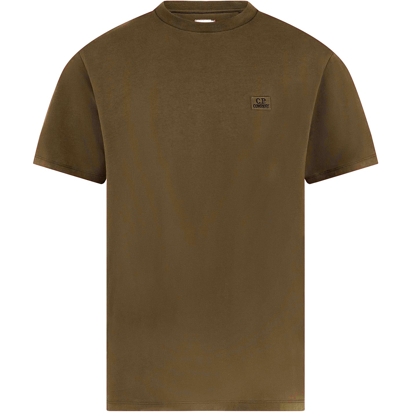 Tricou cu logo CP COMPANY Embroidered -Shirt verde