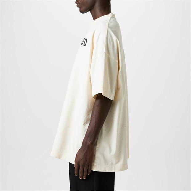 Tricou cu logo FEAR OF GOD -Shirt crem