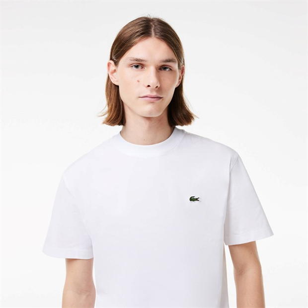 Tricou cu logo Lacoste Small -Shirt alb