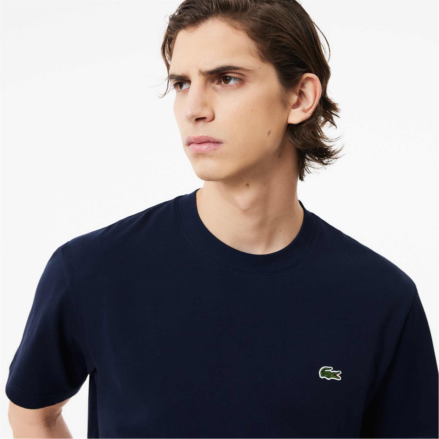 Tricou cu logo Lacoste Small -Shirt bleumarin