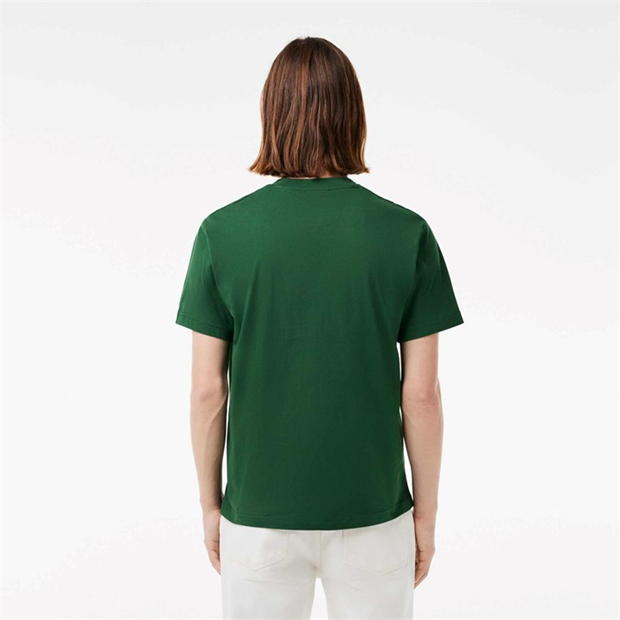 Tricou cu logo Lacoste Small -Shirt verde