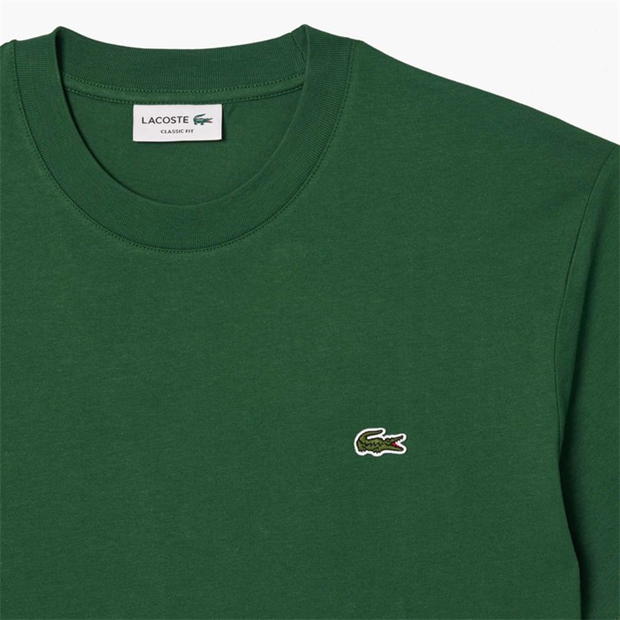 Tricou cu logo Lacoste Small -Shirt verde