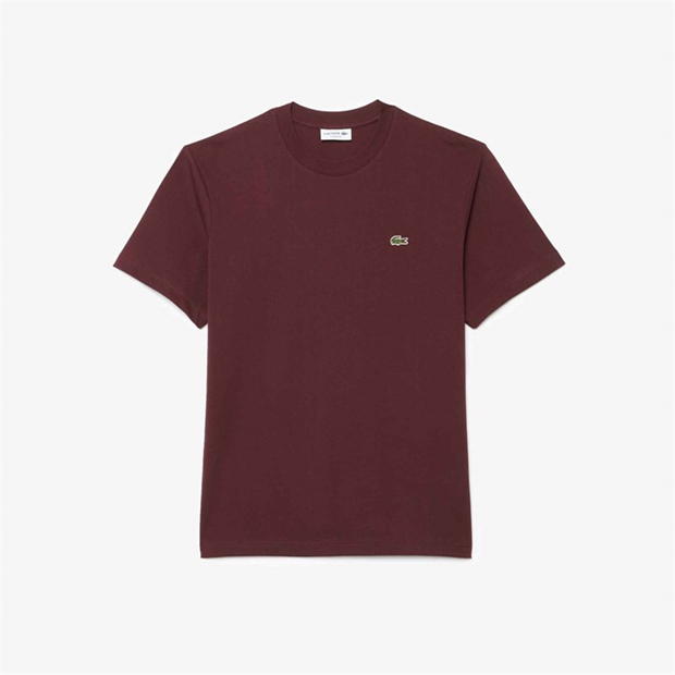 Tricou cu logo Lacoste Small -Shirt visiniu bzd