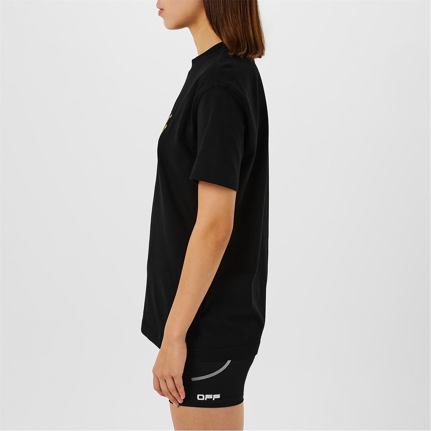 Tricou cu logo OFF alb Off Swim femei negru