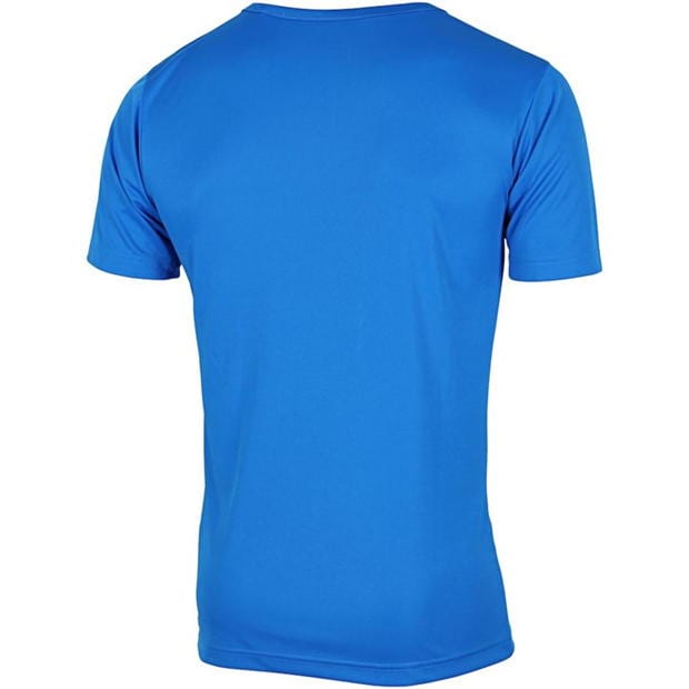 Tricou cu logo Puma galben albastru l