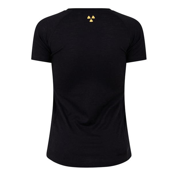 Tricou de corp cu maneca scurta Nukeproof Merino (M_150) pentru femei negru