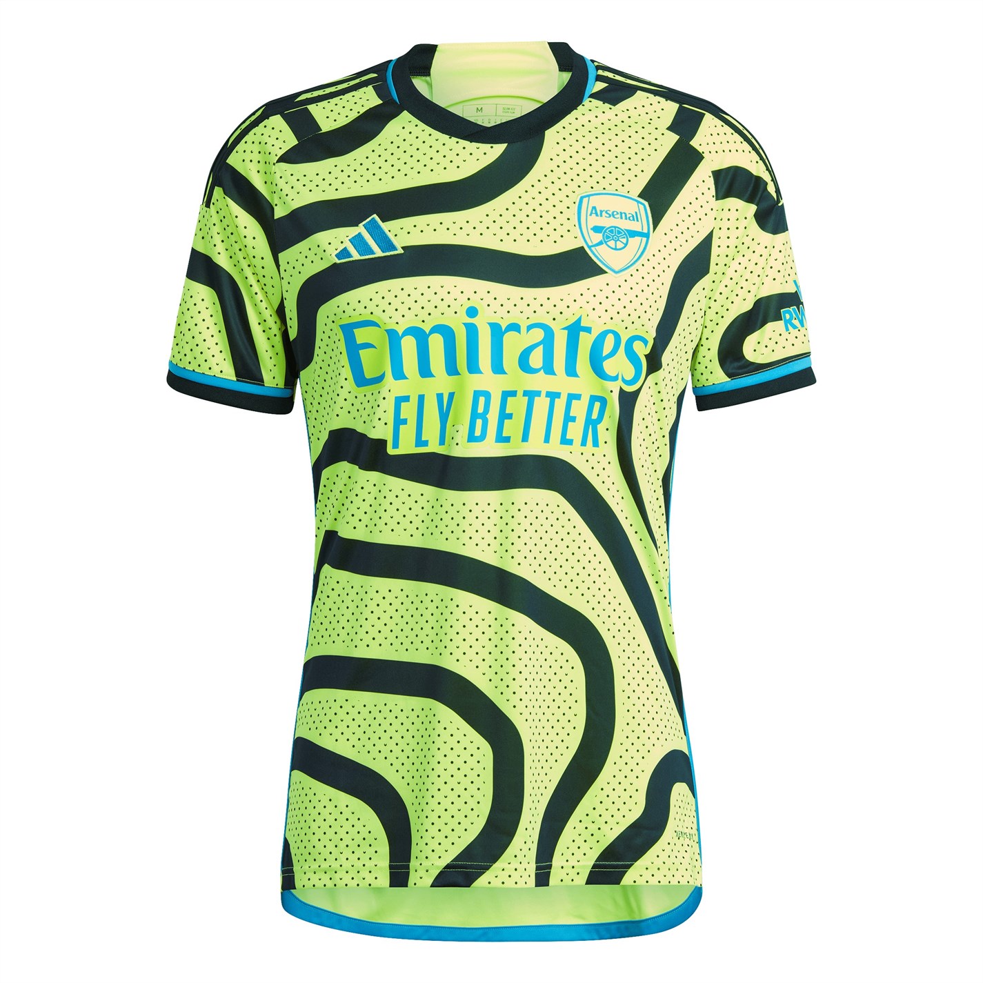 Tricou Deplasare adidas Arsenal 2023 2024 pentru adulti galben negru