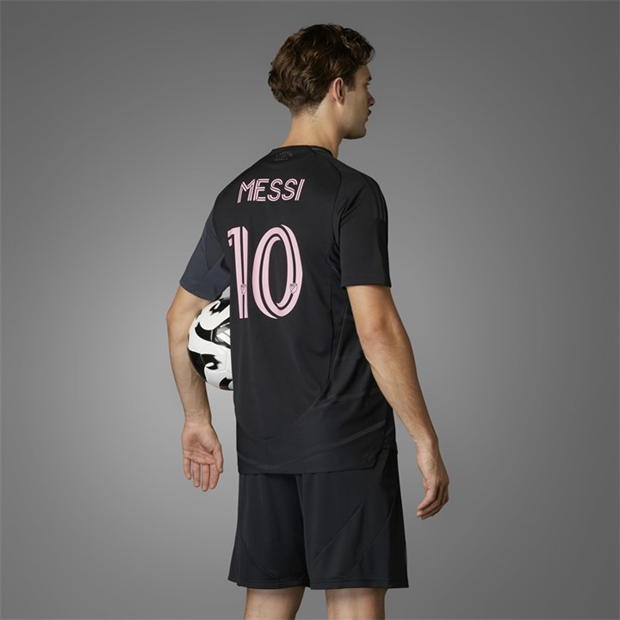 Tricou Deplasare adidas Inter Miami Messi Authentic 2025 2026 pentru adulti negru