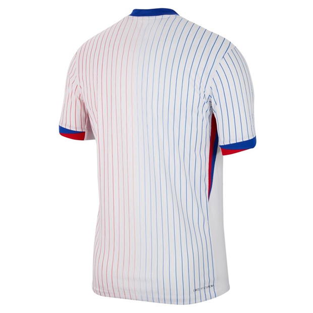 Tricou Deplasare Nike Franta Authentic 2024 pentru adulti alb albastru